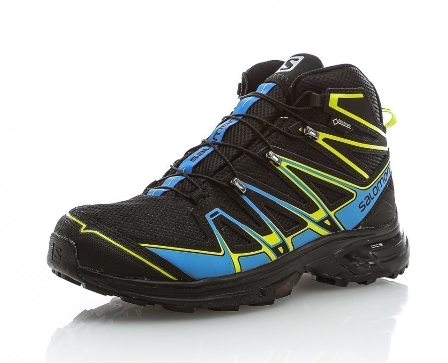 Salomon X-Chase Mid Gtx® Korkeavartiset Vaelluskengät Musta / Sininen -  Kenkä